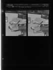 Little league bat presented (2 Negatives (January 11, 1955) [Sleeve 14, Folder b, Box 6]